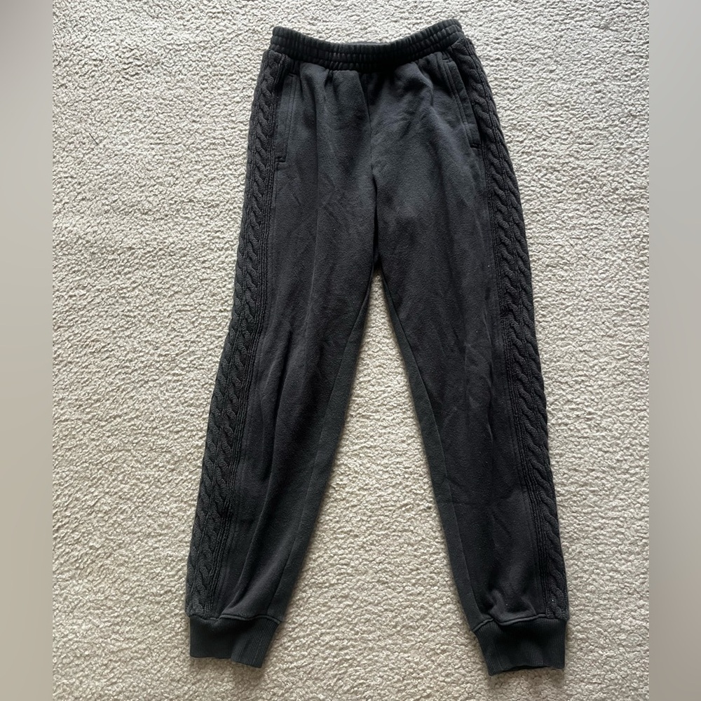 Aerie Charcoal Knit Sweatpants
